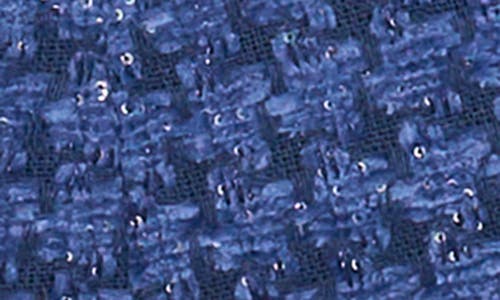 CECE CECE SEQUIN TWEED A-LINE MINISKIRT