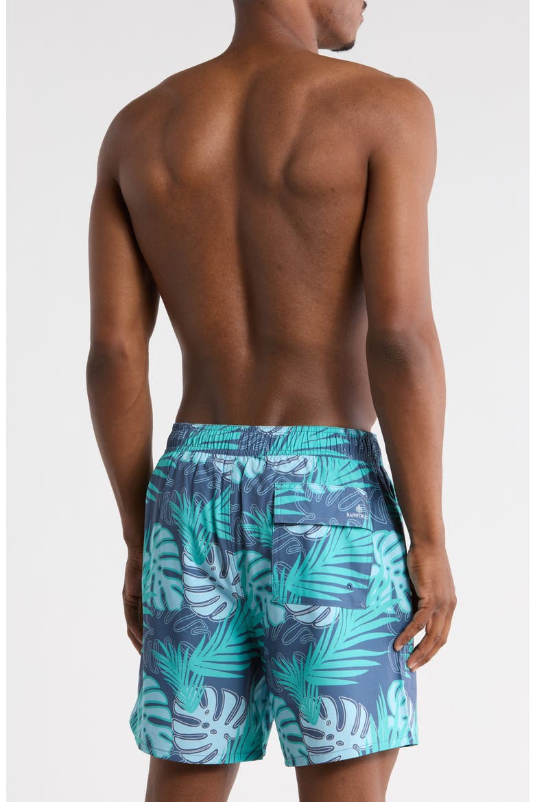 Palm Swim Trunks, Alternate, color, BERING SEA/ SKY BLUE/