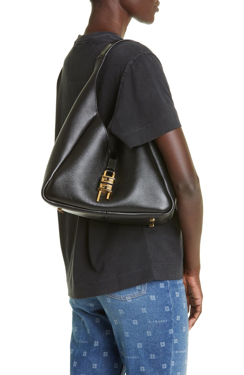 Givenchy Medium G-Lock Leather Hobo Bag, Alternate, color,