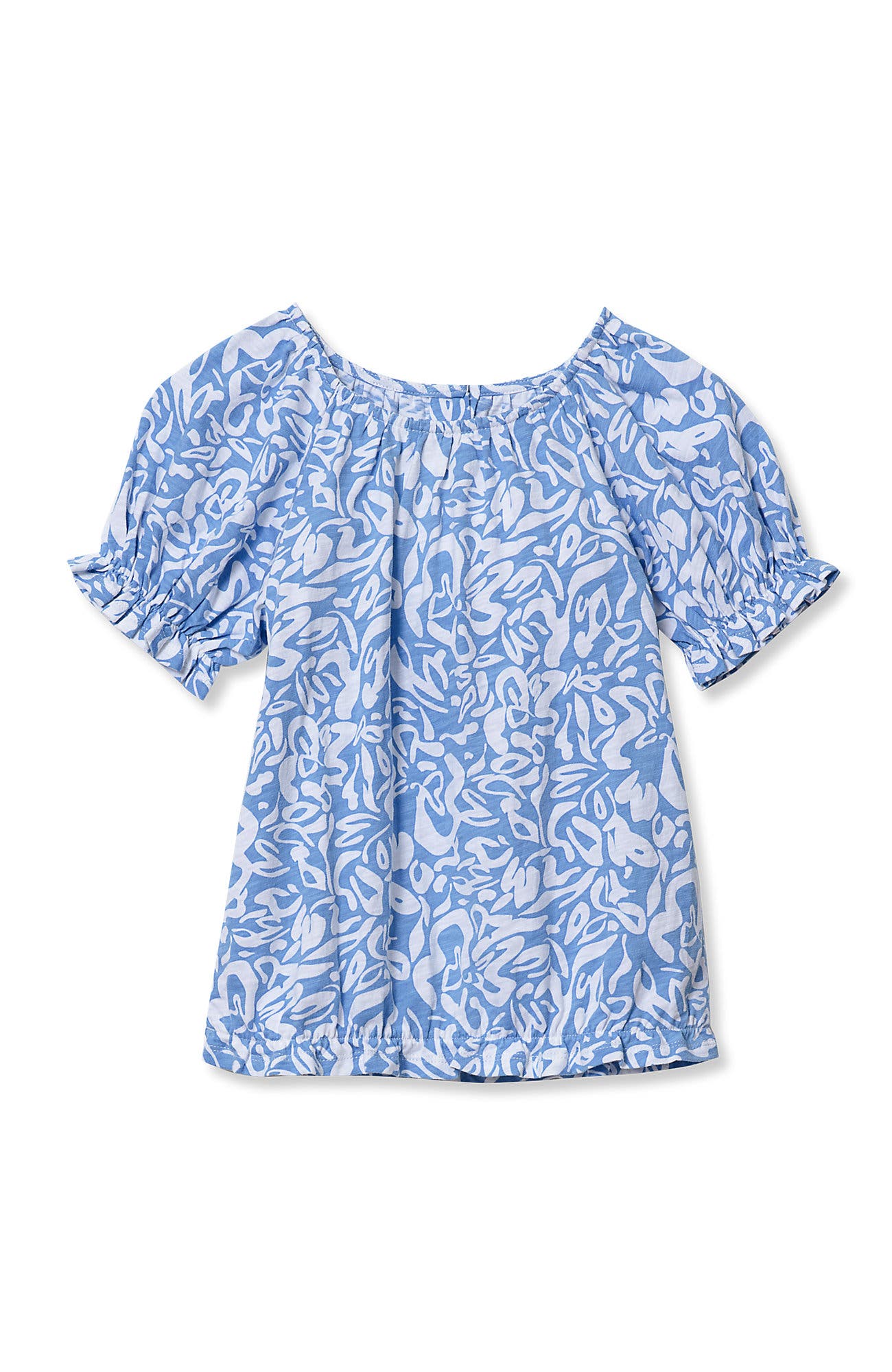 selected Blue Tropical Floral