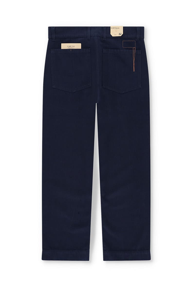 Vietnam Inspired Twill Trousers, Alternate, color, Blue