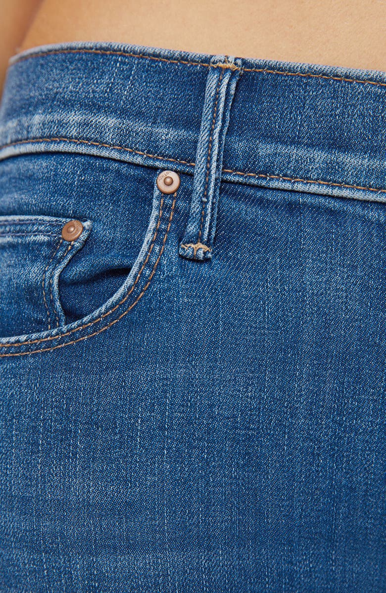 MOTHER The Down Low Heel Low Rise Flare Jeans, Alternate, color, 