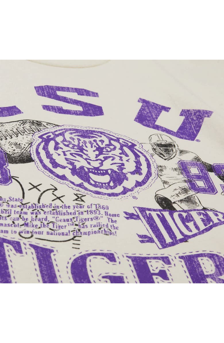 Mitchell & Ness Men's Mitchell & Ness  Cream LSU Tigers Heritage Scholar T-Shirt, Alternate, color, Cream
