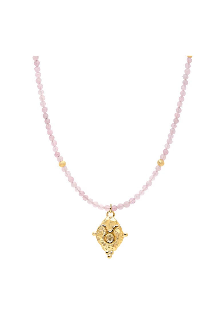 Taurus Zodiac Choker Necklace, Main, color, Gold