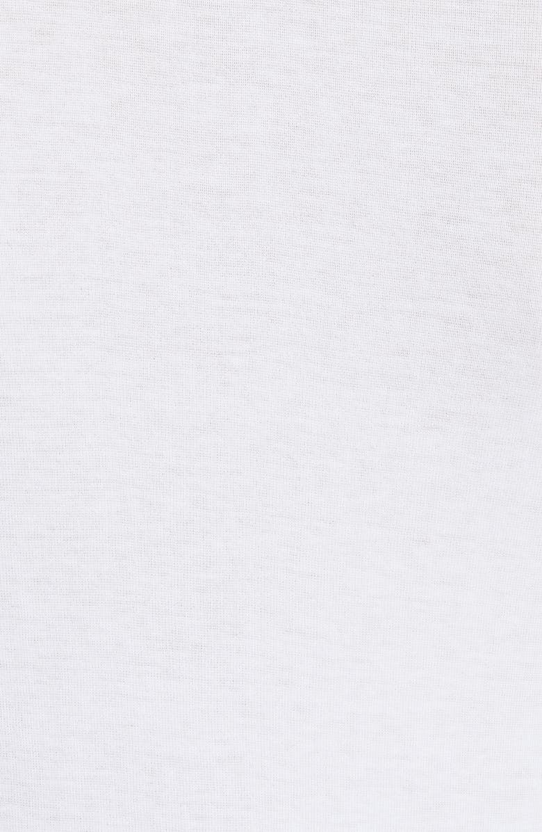 Vince Elbow Sleeve Henley Cotton Top, Alternate, color, 