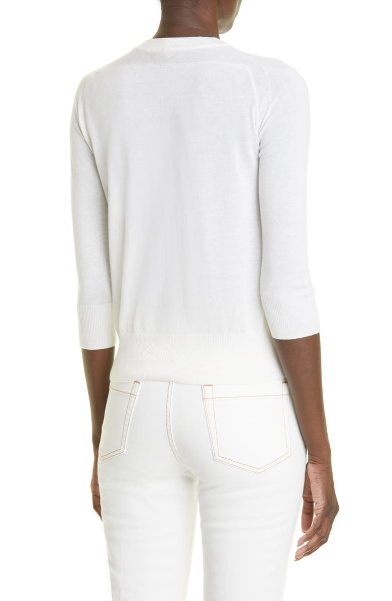 Loro Piana Girocollo Manica Cashmere Sweater, Alternate, color,