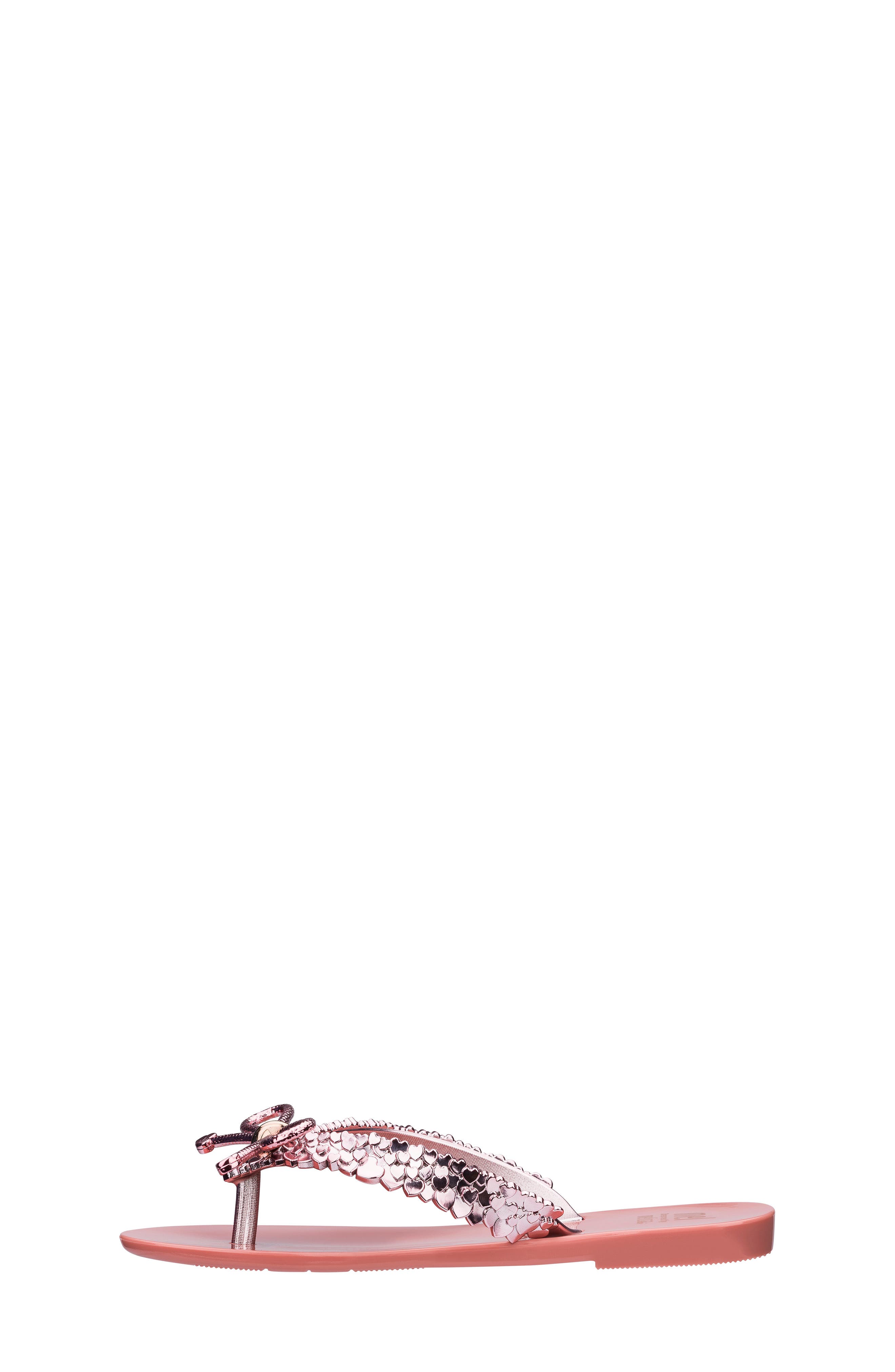 Harmonic Metallic Flip Flop, Alternate, color, ROSE GOLD