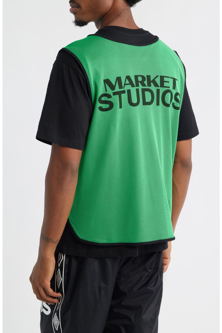 Logo Graphic Scrimmage Jersey, Alternate, color, BLACK BEAUTY/ CLASSIC GREEN
