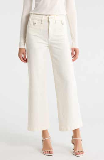 Anessa High Waist Ankle Wide Leg Jeans