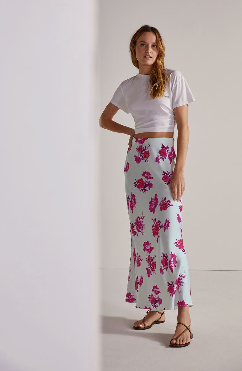 Favorite Daughter Favorite Floral Bias Skirt, Alternate, color, 