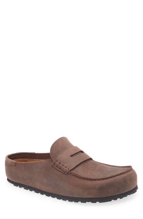 Birkenstock Naples Loafer Clog In Brown