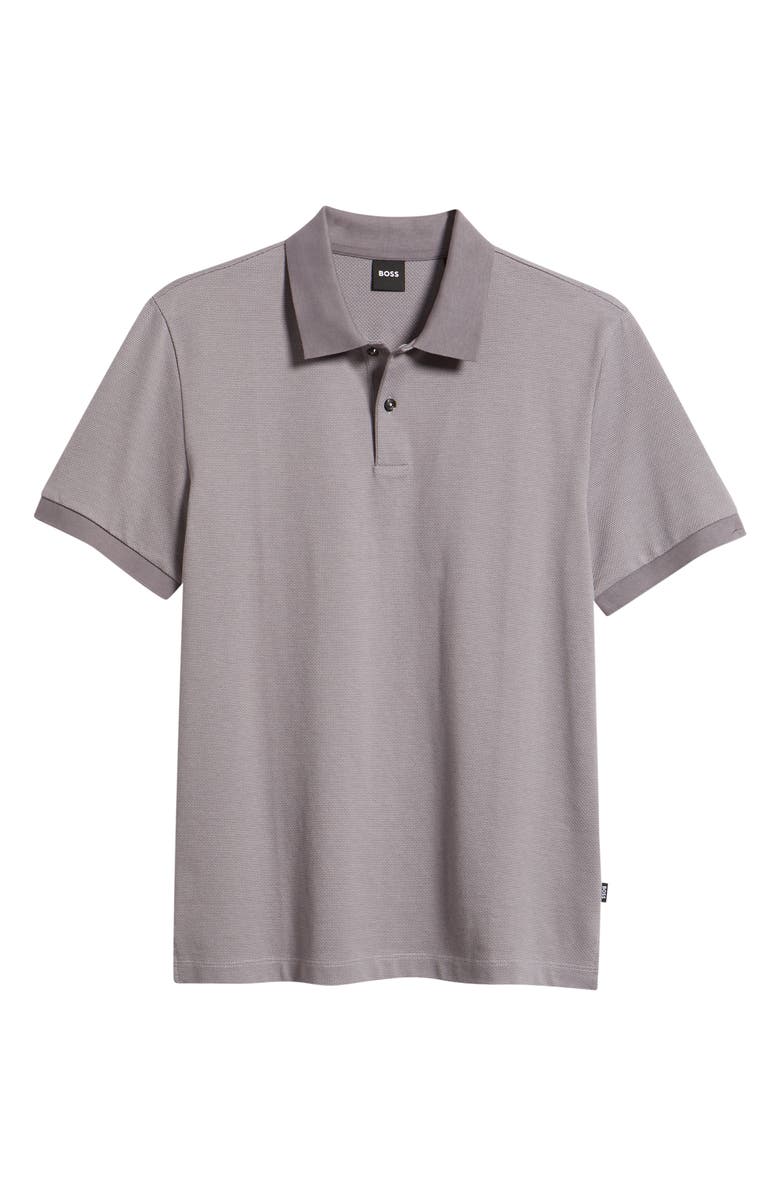 BOSS Parlay Cotton Piqué Polo, Alternate, color, Medium Purple