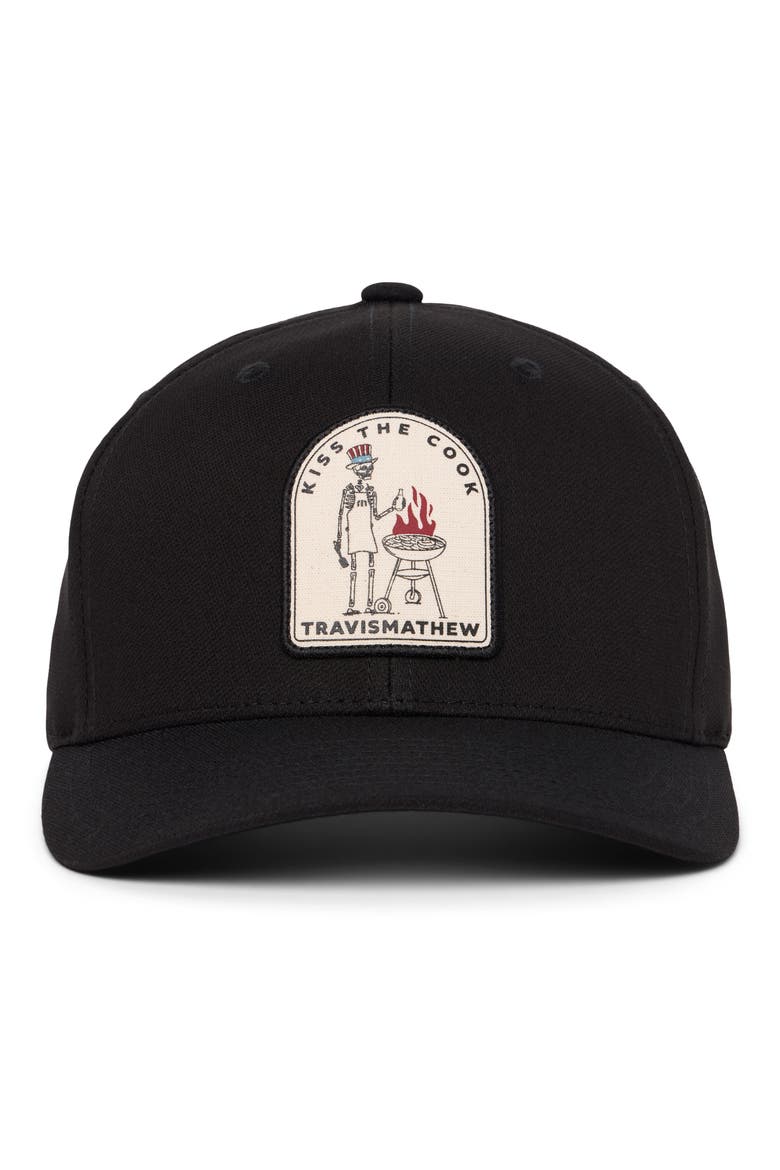 Bonfire Nights Snapback Baseball Cap, Alternate, color, BLACK