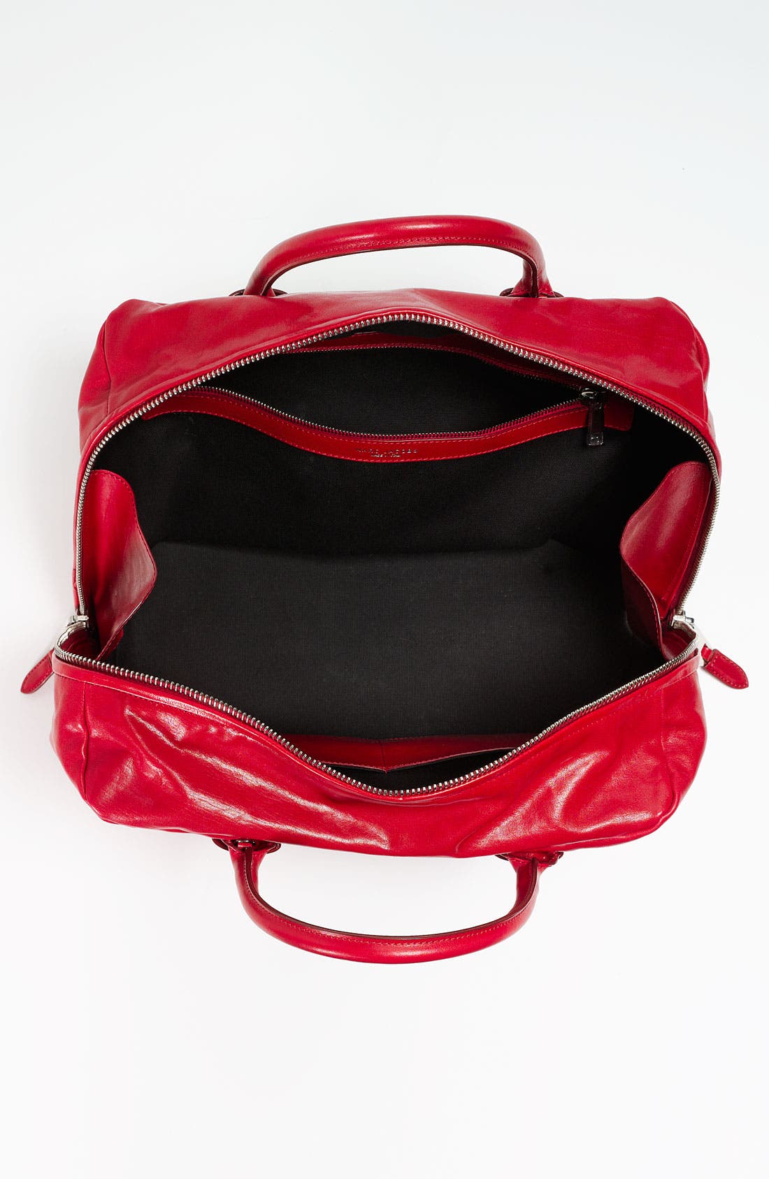 'Antonia'  Leather Satchel, Alternate, color, RED