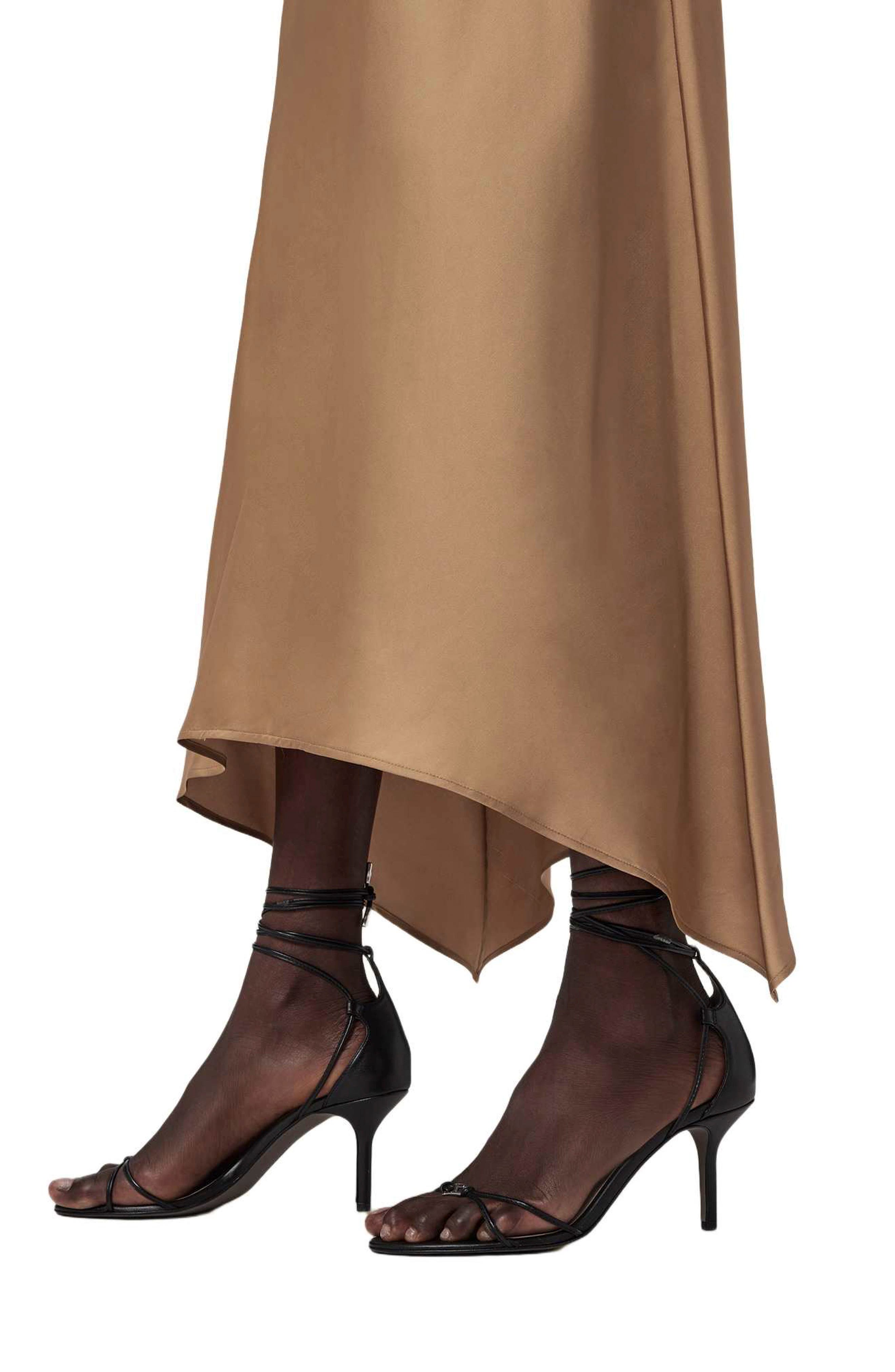 AllSaints Ali Ankle Wrap Sandal, Alternate, color, Black