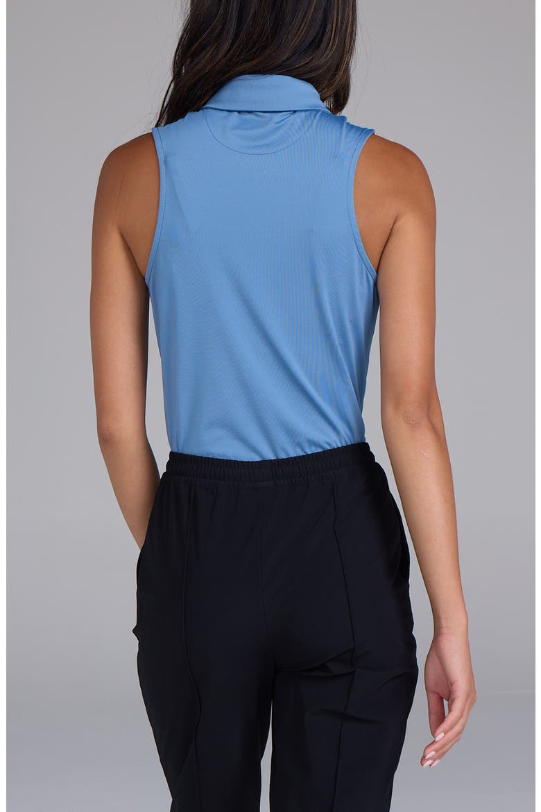 Sleeveless Performance Golf Polo, Alternate, color, CORNET BLUE