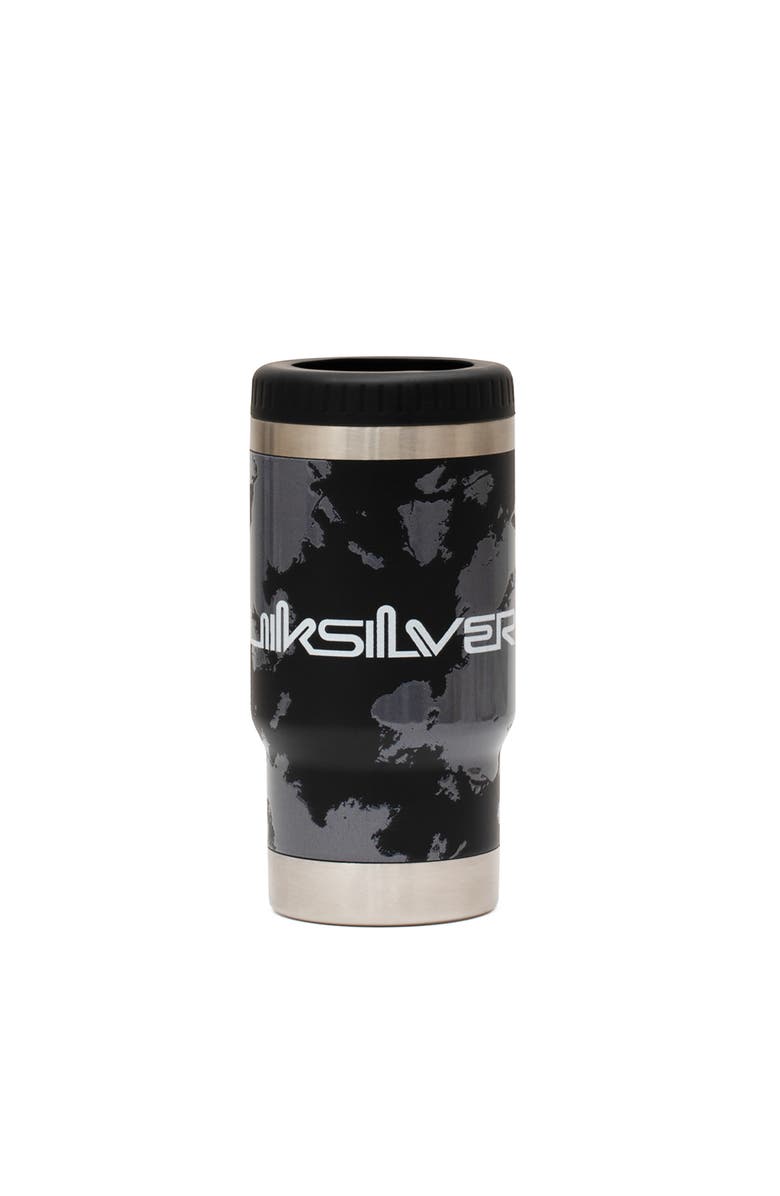 Quiksilver La Jolla Can and Bottle 12oz. Cooler with Built-in Bottle Opener, Main, color, Tie-Dye