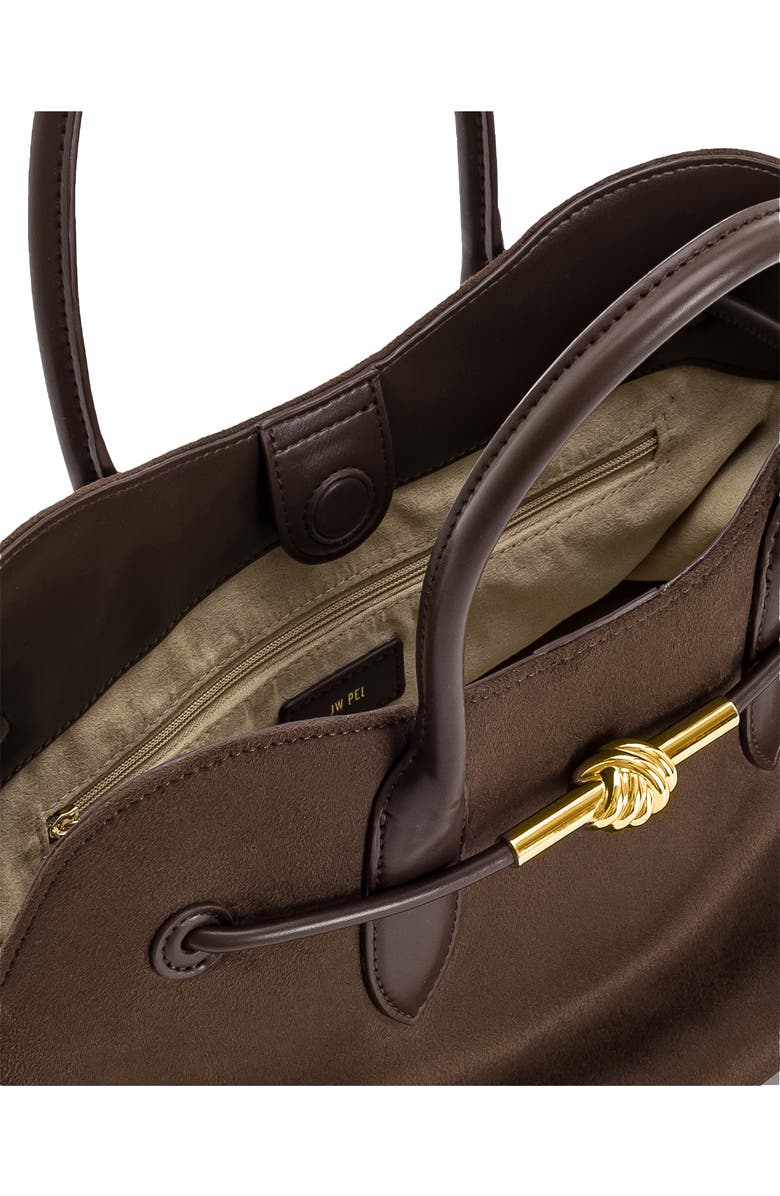 JW PEI Adele Metal Rope Knot Tote Bag, Alternate, color, Mocha Brown