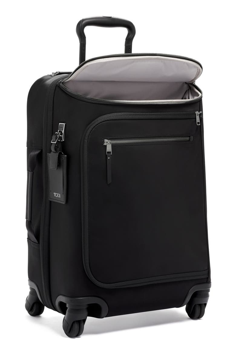 Léger 22-Inch International Wheeled Carry-On, Alternate, color, BLACK/ GUNMETAL