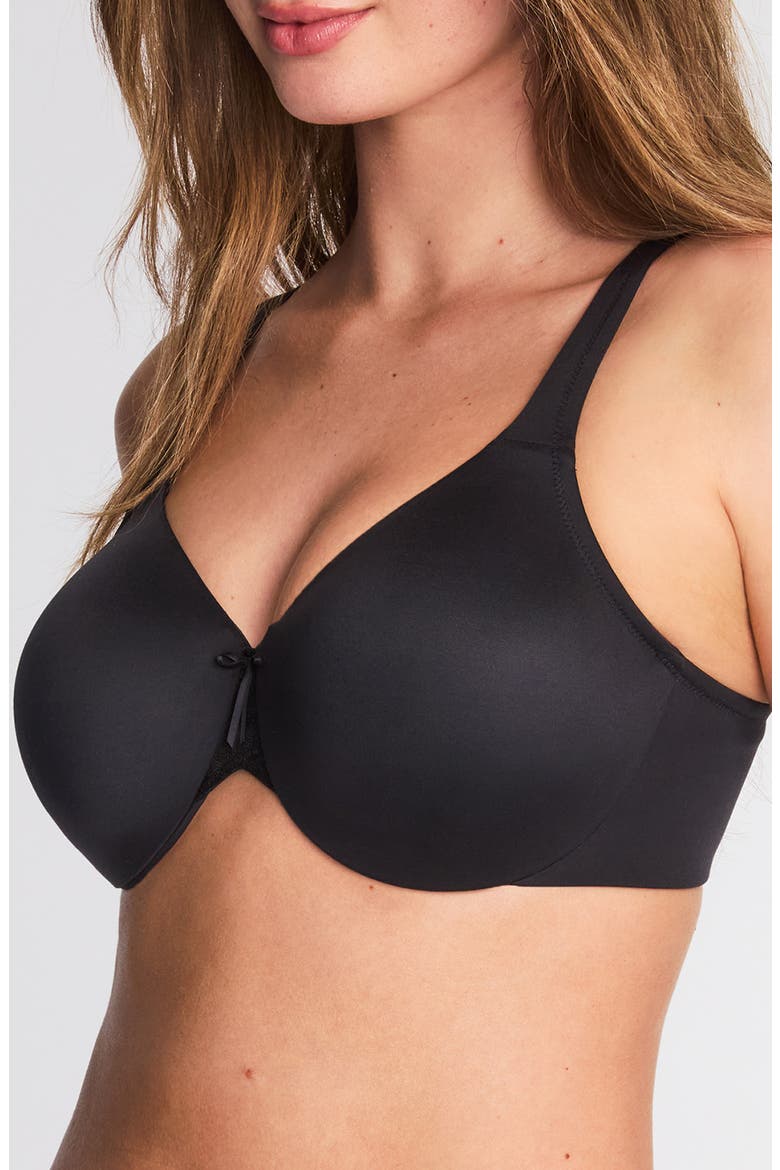 Comfort State Underwire Bra, Alternate, color, BLACK