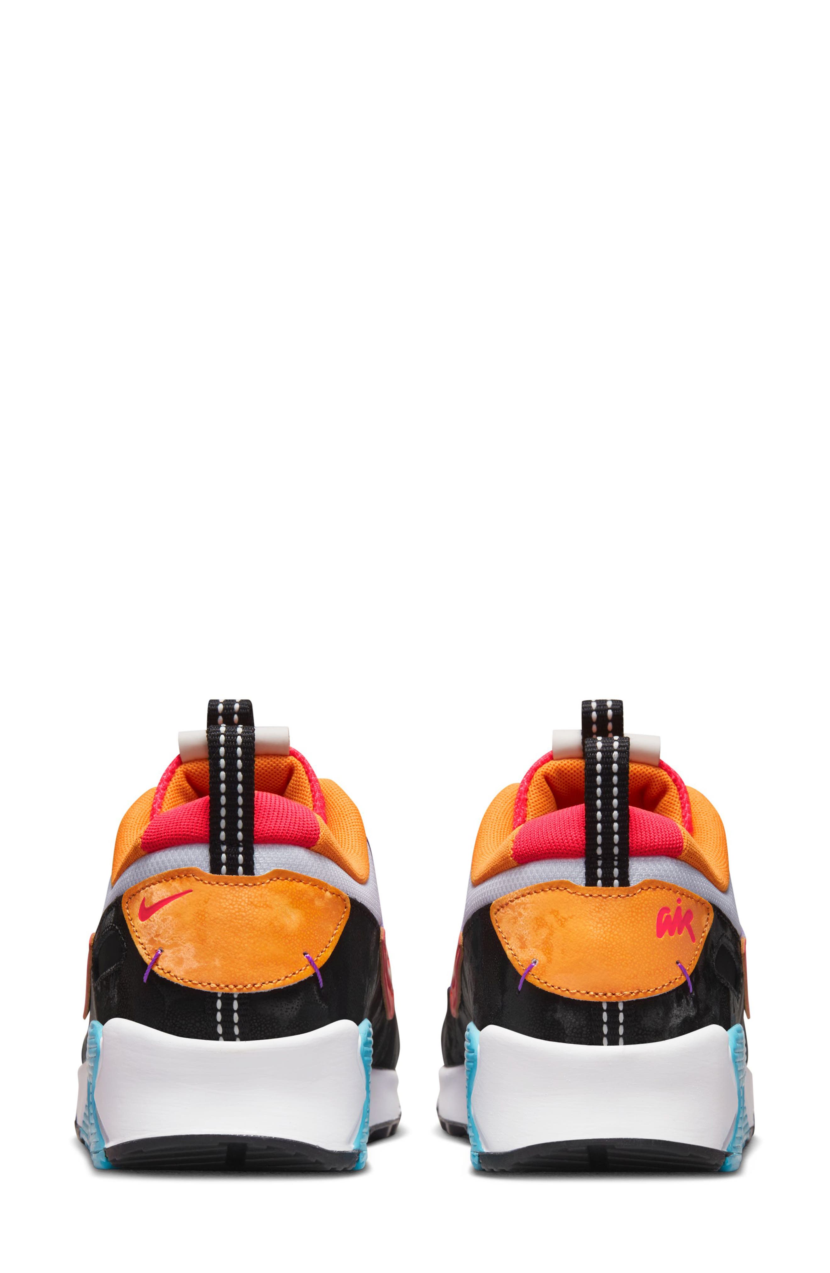 Air Max 90 Futura Sneaker, Alternate, color, WHITE/ CRIMSON/ FUCHSIA DREAM