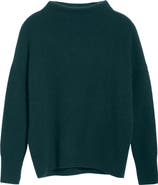Vince Boiled Cashmere Funnel Neck Pullover