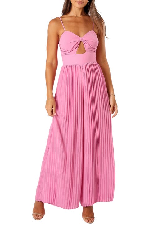 Alice Pleated Wide Leg Jumpsuit
