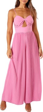 Petal 
Pup Alice Pleated Wide Leg Jumpsuit