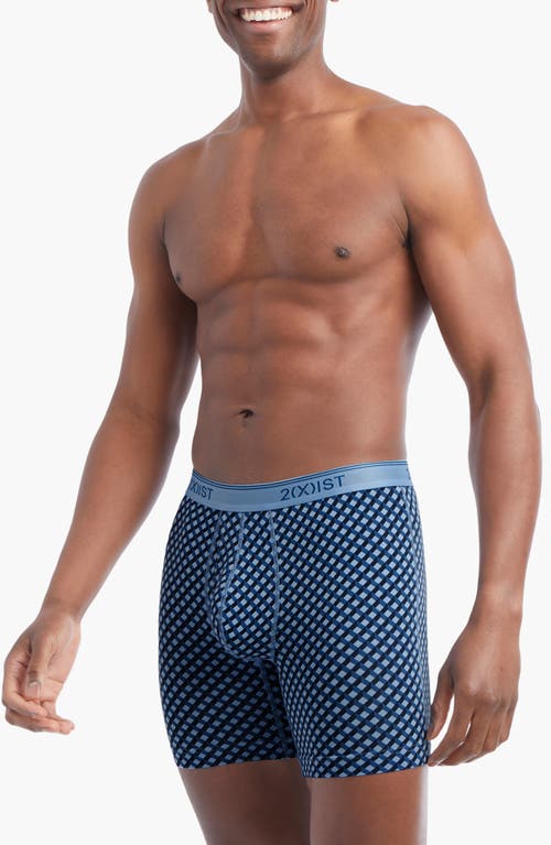 2(x)ist Assorted 4-pack Stretch Cotton Briefs In Printed Stripe/navy