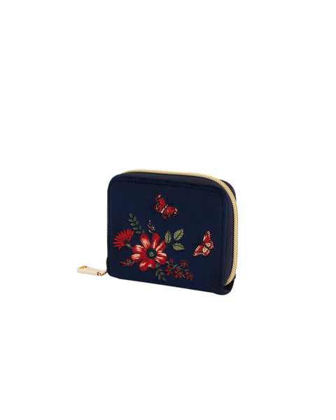 Floral Velvet Purse Small