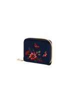 Fable England Floral Velvet Purse Small