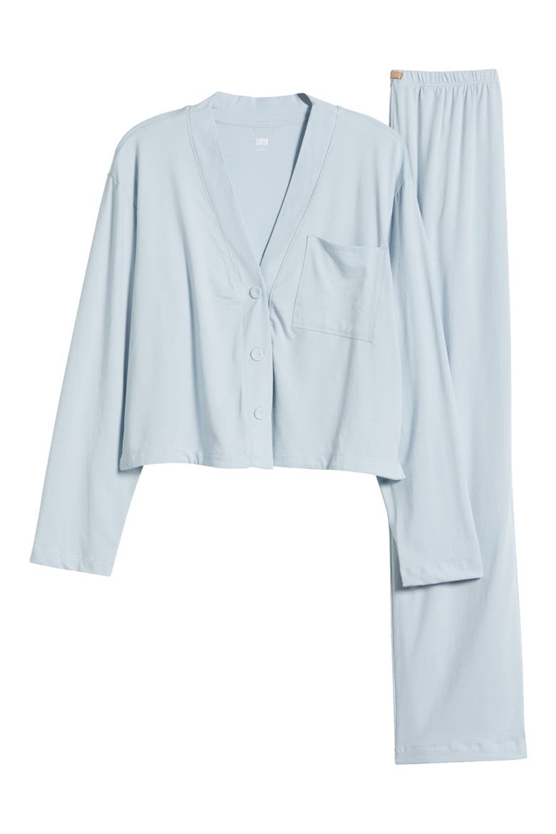 Slumberknit™ Pajamas, Alternate, color, TRANQUIL BLUE