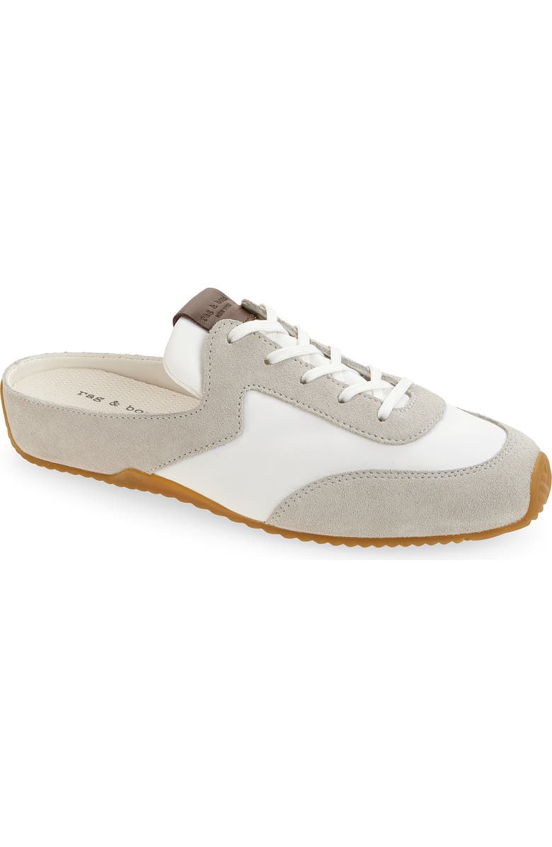 rag & bone Retro Runner Slim Ultra Mule, Alternate, color, White