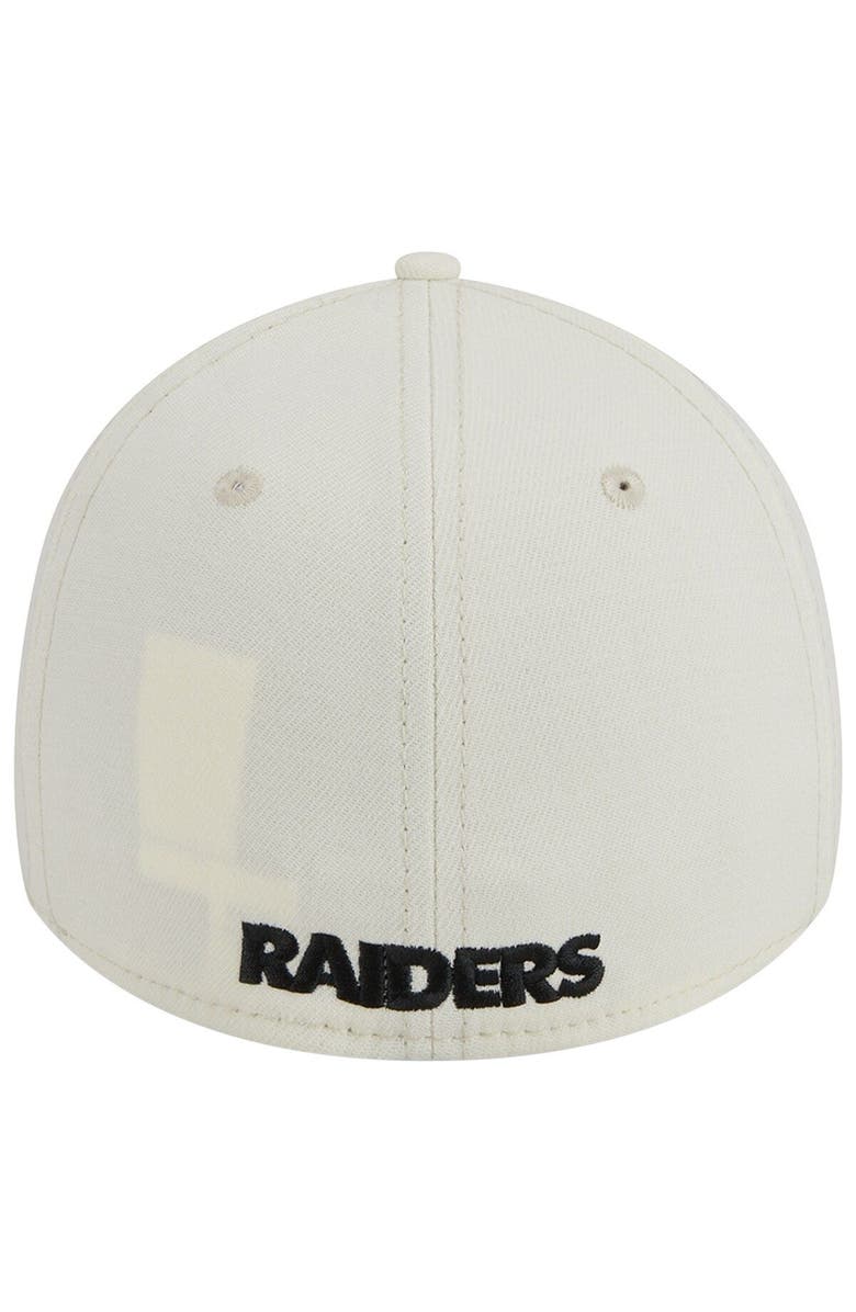 New Era Men's New Era Cream Las Vegas Raiders Classic 39THIRTY Flex Hat, Alternate, color, 