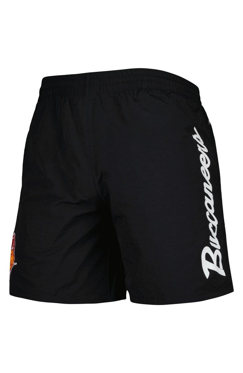 Mitchell & Ness Men's Mitchell & Ness Black Tampa Bay Buccaneers Team Essentials Nylon Shorts, Alternate, color, Black
