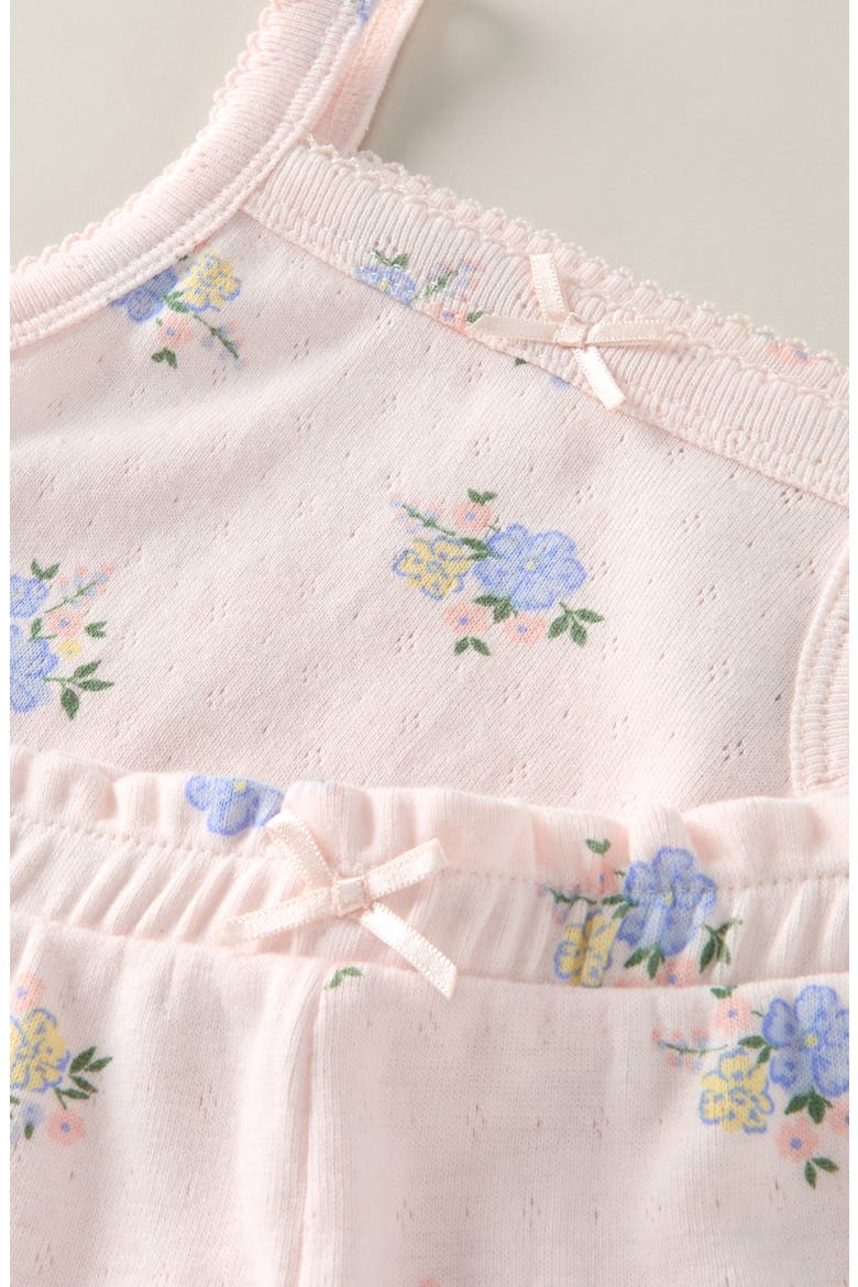 Tank Bodysuit & Shorts Set, Alternate, color, PINK HEAVEN FLOWER POWER