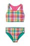  Pink/Teal Multi Plaid