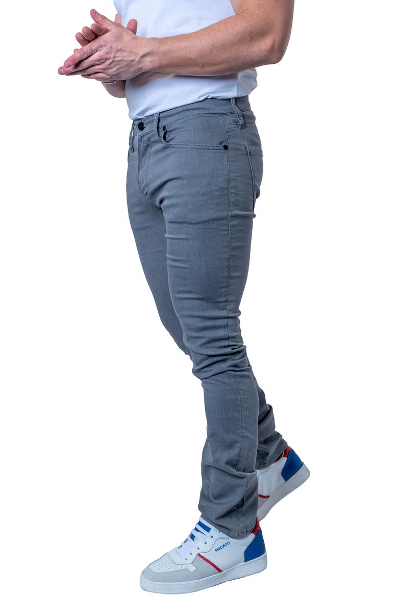 Athletic Fit Stretch Jeans, Alternate, color, GREY