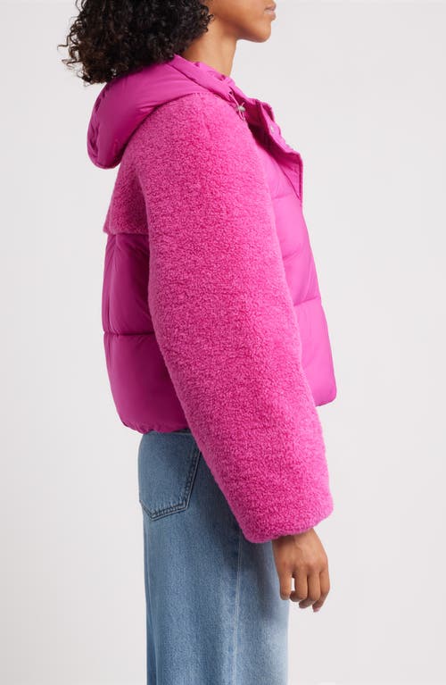 Ugg(r) Mykah Uggbraid Puffer Jacket In Pink