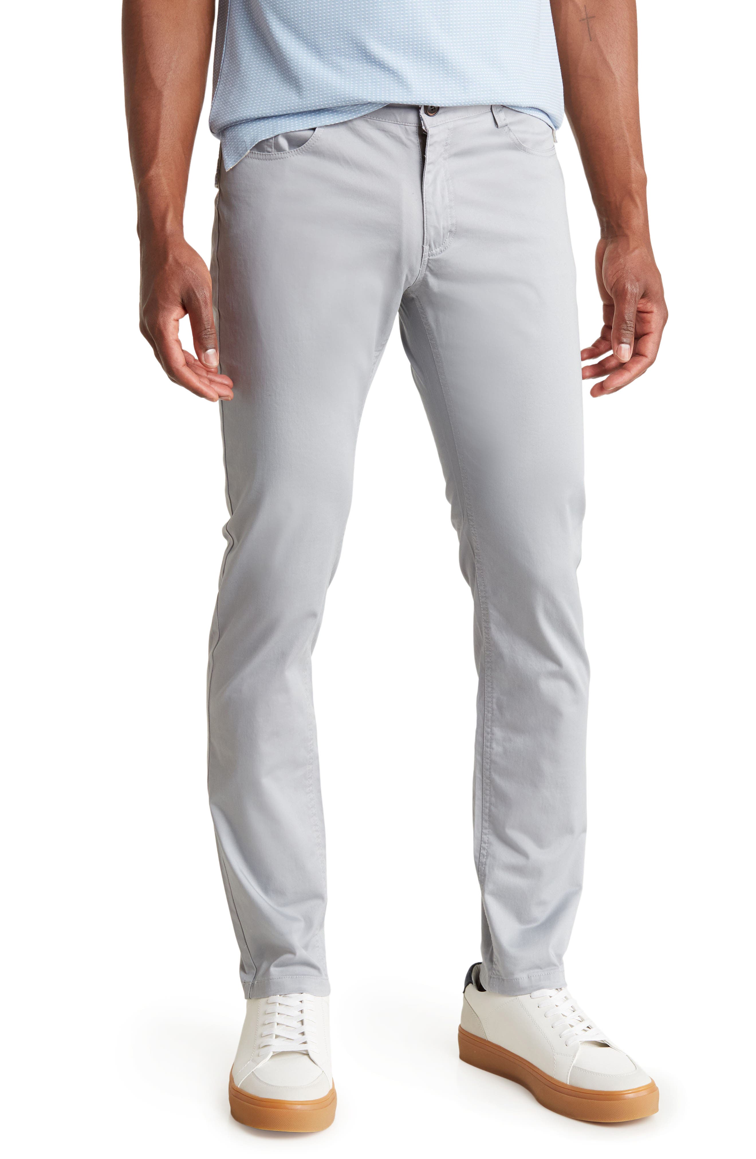 Slim Fit Cotton Stretch Chino Pants - image 3