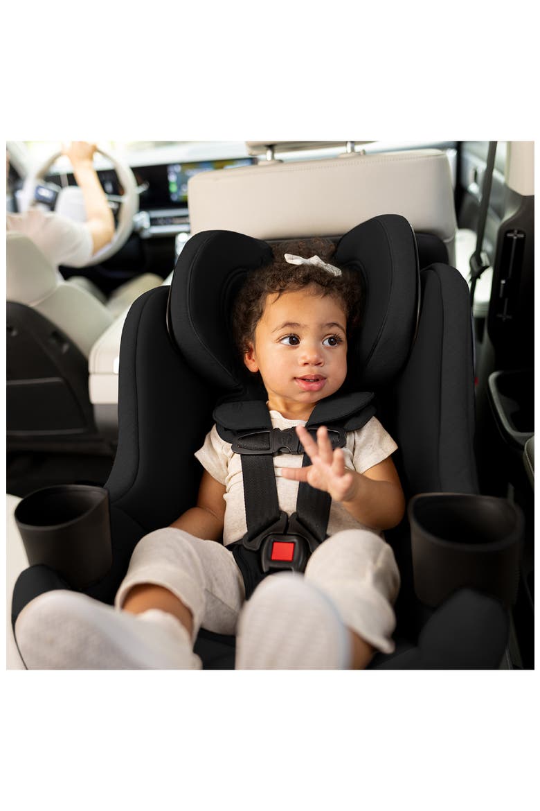 Galaxy360™ Slim Rotating Convertible Car Seat With SwivelSmooth™, Alternate, color, RAVEN BLACK