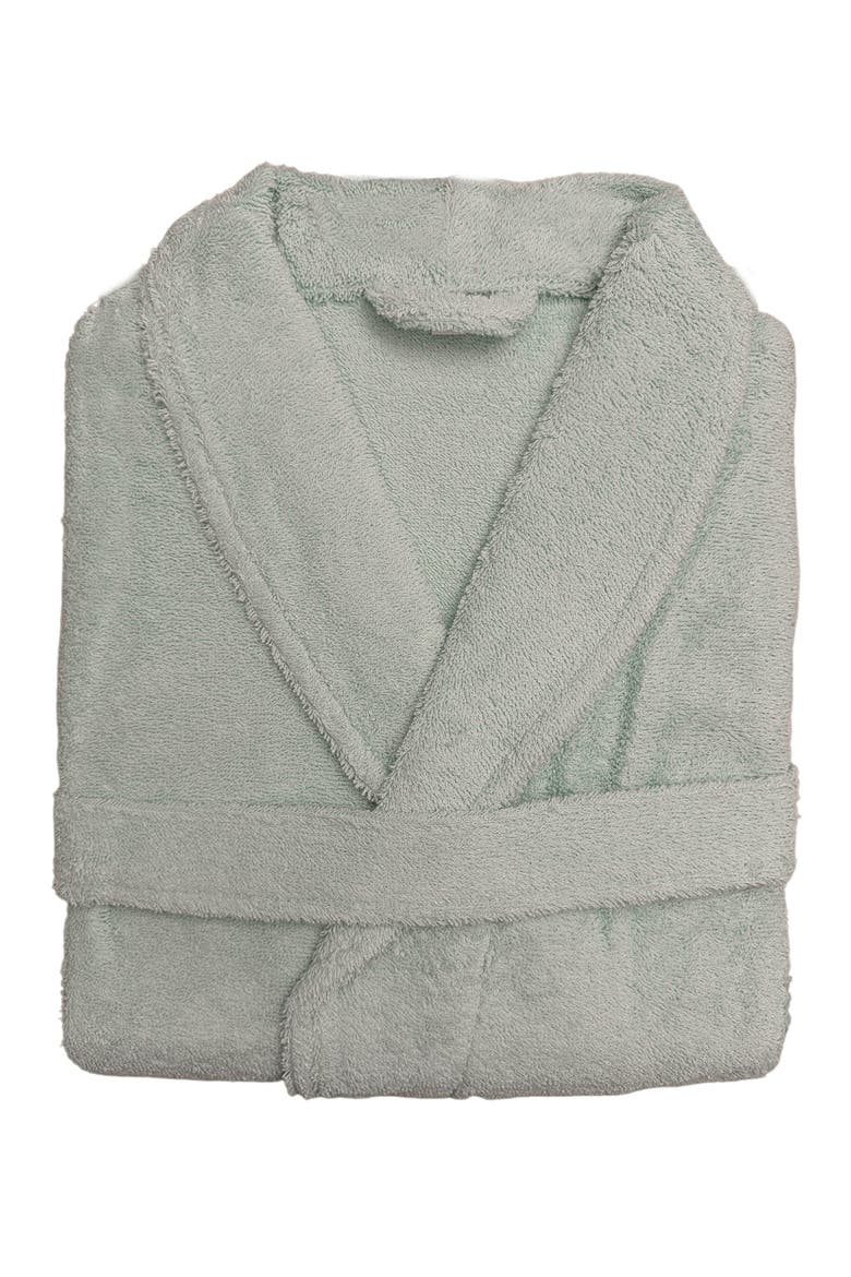 Home Spa Cotton Terry Robe, Main, color, Calming Green