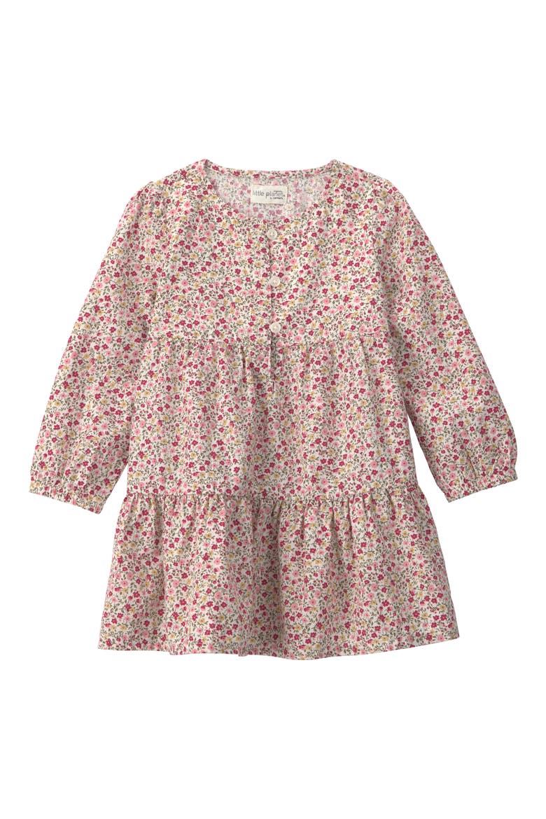 Kids' Floral Tiered Organic Cotton Dress, Main, color, FLORAL