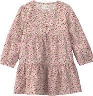 Little Planet Kids' Floral Tiered Organic Cotton Dress