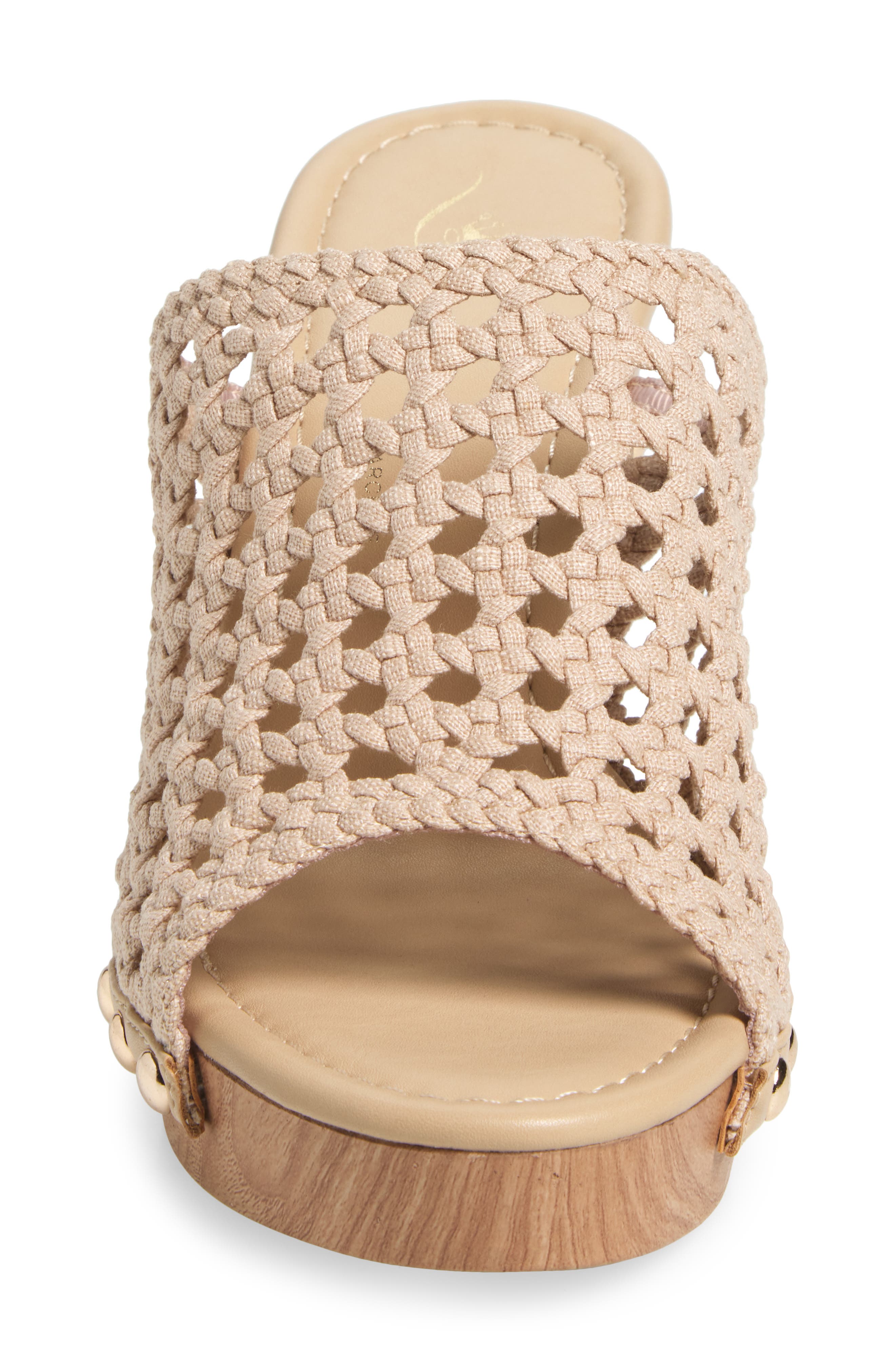 Ursula Slide Sandal, Alternate, color, NATURAL