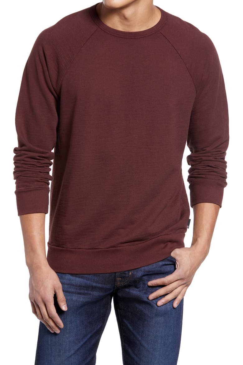 Elba Men's Crewneck Sweatshirt, Main, color, SPICED RUM
