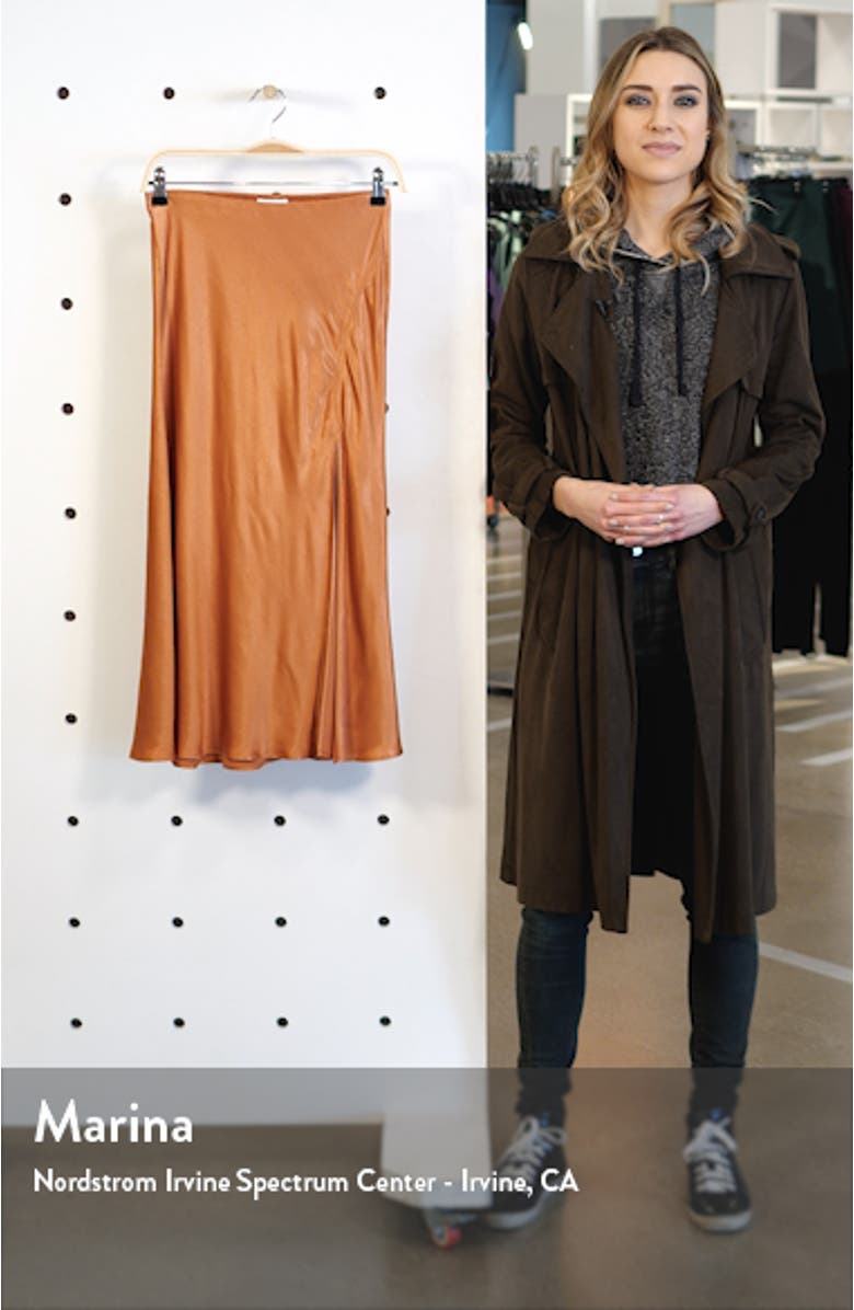 Bias Cut Satin Skirt, sales video thumbnail