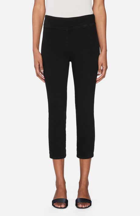 FRAME Jetset Weekend Pull-On High Waist Capri Jeans