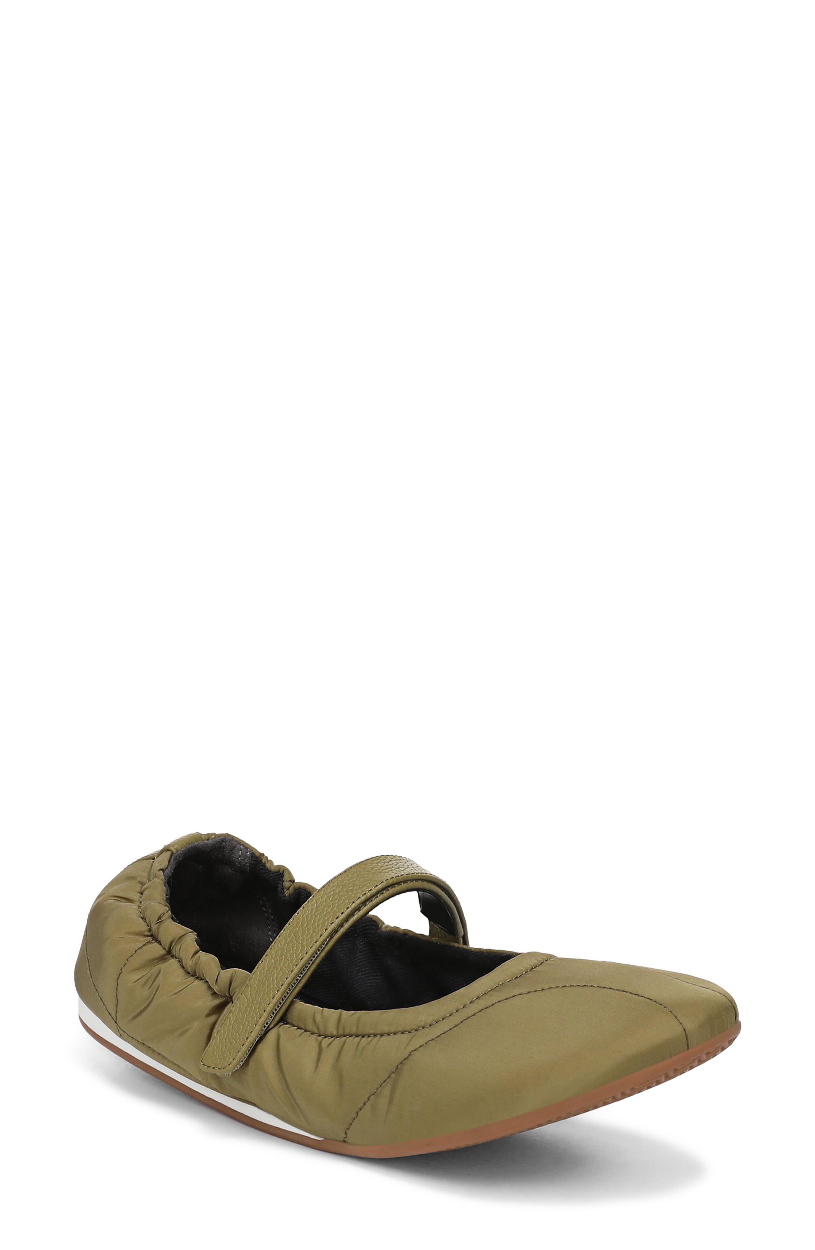 Emilia Ballet Flat, Main, color, MOSS GREEN