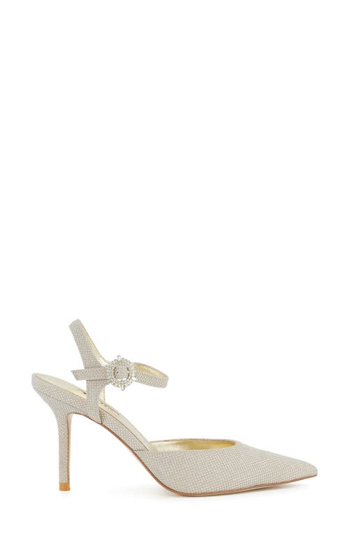 Dune London Channel Ankle Strap Pointed Toe Pump